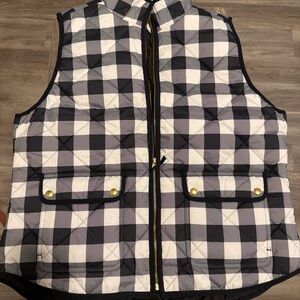 Plaid Puffer Vest